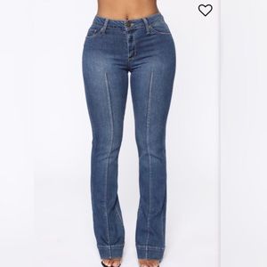 Karli High Rise Jeans - Medium Blue Wash